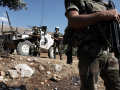 © Sebastien Nogier/IP3; Liban le 30 mai 2008 - Le bataillon Francais de la FINUL (Force Interimaire des Nations Unies au Liban) patrouille au sud Liban.The French battalion of the UNIFIL (United Nations Interim Force in Lebanon) patrols in the South Lebanon.