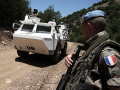 © Sebastien Nogier/IP3; Liban le 30 mai 2008 - Le bataillon Francais de la FINUL (Force Interimaire des Nations Unies au Liban) patrouille au sud Liban.
The French battalion of the UNIFIL (United Nations Interim Force in Lebanon) patrols in the South Lebanon.